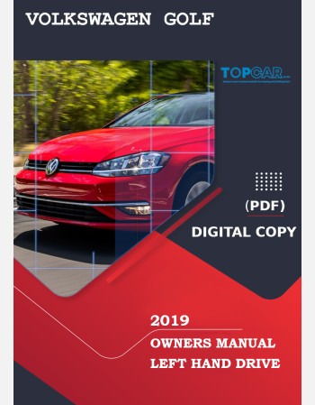 volkswagen golf 2019 owners manual